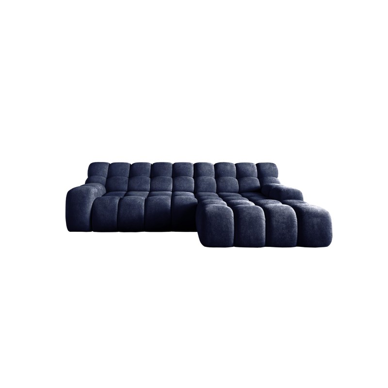 Narożnik CAMPILE układ-L Prawy Elektryczna regulacja siedziska Tkanina Eden 16