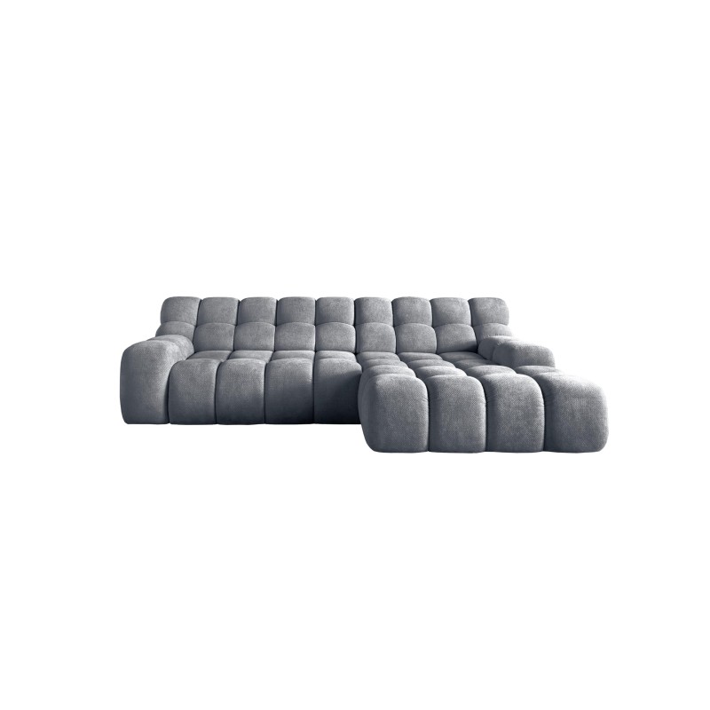 Narożnik CAMPILE układ-L Prawy Elektryczna regulacja siedziska Tkanina Eden 19