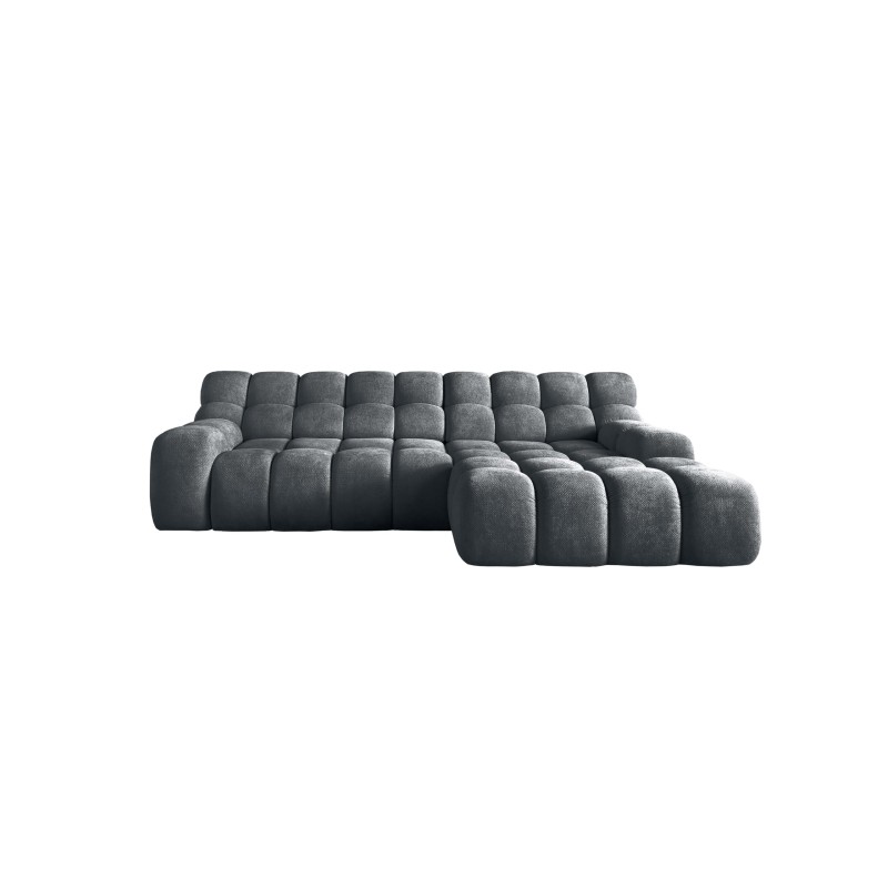 Narożnik CAMPILE układ-L Prawy Elektryczna regulacja siedziska Tkanina Eden 20