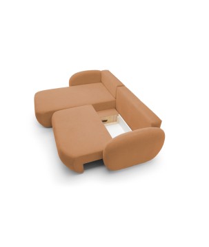 Narożnik Chivas Lewy w tkaninie Element 17