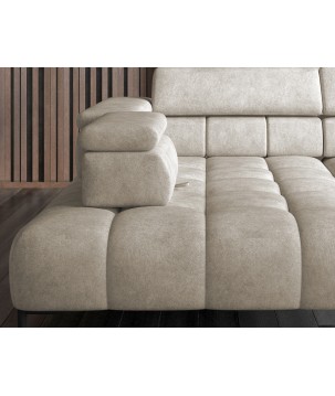 Narożnik PLAZA Układ-U Strona Lewa Tkanina Monolith 02