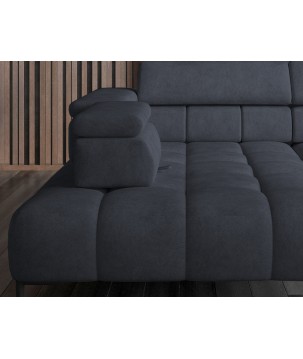 Narożnik PLAZA Układ-U Strona Prawa Tkanina Monolith 97