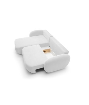 Narożnik wolnostojący OLIO układ Lewy w tkaninie Aragon 01