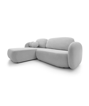 Narożnik wolnostojący OLIO układ Lewy w tkaninie Aragon 80