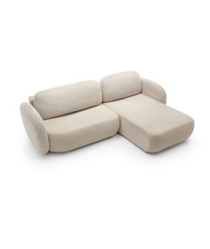 Narożnik wolnostojący OLIO układ Prawy w tkaninie Aragon 03