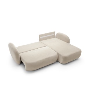 Narożnik wolnostojący OLIO układ Prawy w tkaninie Aragon 03