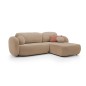 Narożnik wolnostojący OLIO układ Prawy w tkaninie Aragon 14
