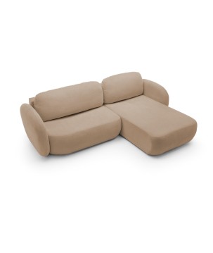 Narożnik wolnostojący OLIO układ Prawy w tkaninie Aragon 14