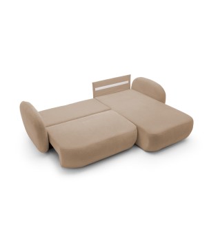 Narożnik wolnostojący OLIO układ Prawy w tkaninie Aragon 14