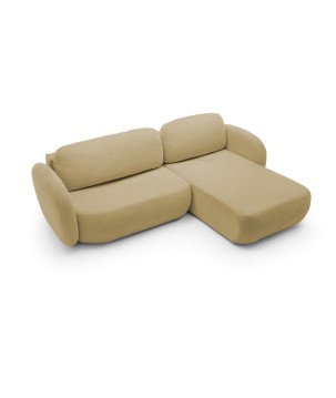 Narożnik wolnostojący OLIO układ Prawy w tkaninie Aragon 35