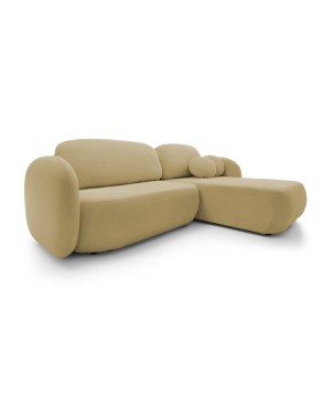 Narożnik wolnostojący OLIO układ Prawy w tkaninie Aragon 35