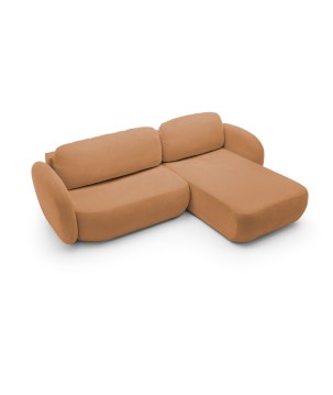 Narożnik wolnostojący OLIO układ Prawy w tkaninie Aragon 56