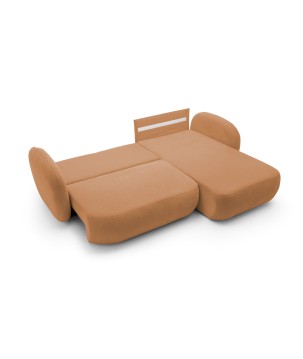 Narożnik wolnostojący OLIO układ Prawy w tkaninie Aragon 56