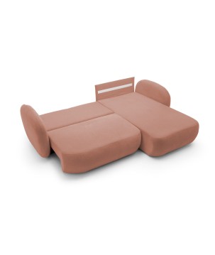 Narożnik wolnostojący OLIO układ Prawy w tkaninie Aragon 59