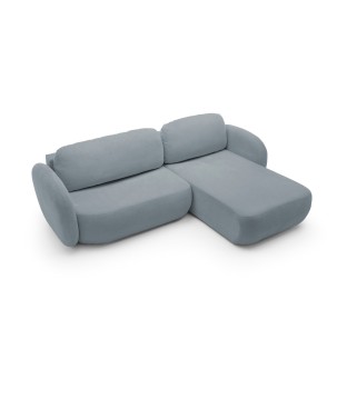 Narożnik wolnostojący OLIO układ Prawy w tkaninie Aragon 72