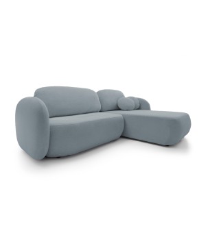 Narożnik wolnostojący OLIO układ Prawy w tkaninie Aragon 72