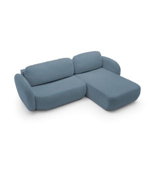 Narożnik wolnostojący OLIO układ Prawy w tkaninie Aragon 74