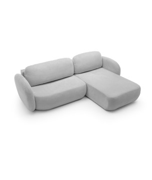 Narożnik wolnostojący OLIO układ Prawy w tkaninie Aragon 80