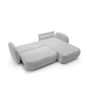 Narożnik wolnostojący OLIO układ Prawy w tkaninie Aragon 80