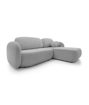 Narożnik wolnostojący OLIO układ Prawy w tkaninie Aragon 90