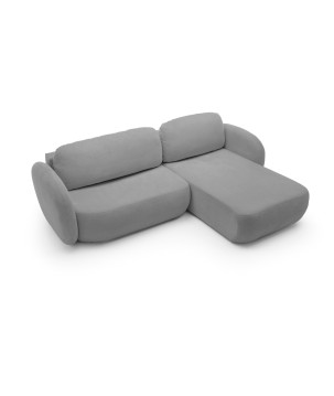 Narożnik wolnostojący OLIO układ Prawy w tkaninie Aragon 93