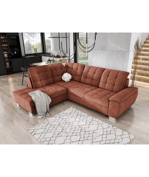 Narożnik wolnostojący LOTTA układ-L Lewy Tkanina Asti 22