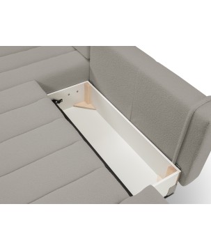 Narożnik wolnostojący BALOO Lewy w tkaninie LAMBI 17