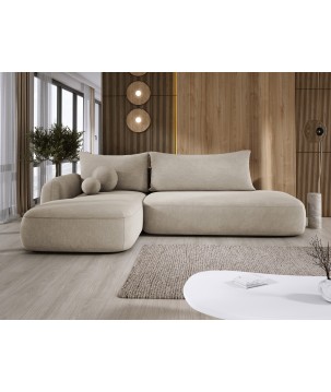 Narożnik wolnostojący BABU układ-L Lewy Tkanina CLOUD 03