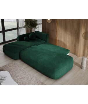 Narożnik wolnostojący BABU układ-L Lewy Tkanina CLOUD 39