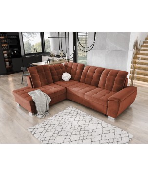 Narożnik wolnostojący LOTTA układ-L Lewy Tkanina Salvador 07