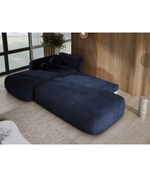 Narożnik wolnostojący BABU układ-L Lewy Tkanina CLOUD 79