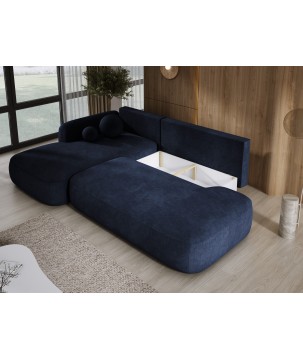 Narożnik wolnostojący BABU układ-L Lewy Tkanina CLOUD 79