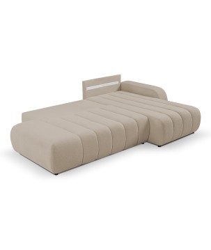 Narożnik wolnostojący BALOO Prawy w tkaninie LAMBI 07