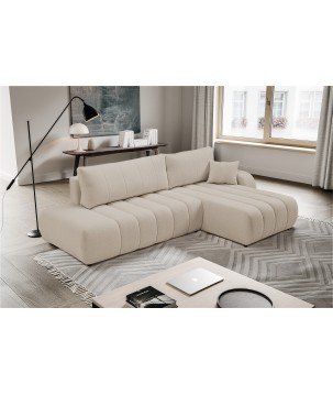 Narożnik wolnostojący BALOO Prawy w tkaninie LAMBI 07