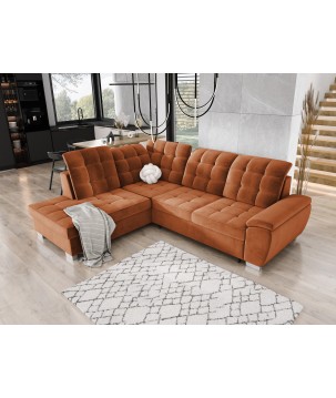 Narożnik wolnostojący LOTTA układ-L Lewy Tkanina Salvador 08