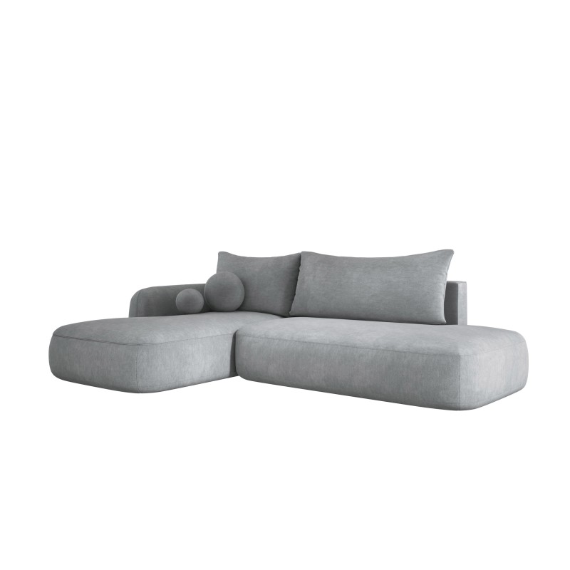 Narożnik wolnostojący BABU układ-L Lewy Tkanina CLOUD 81