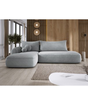 Narożnik wolnostojący BABU układ-L Lewy Tkanina CLOUD 81