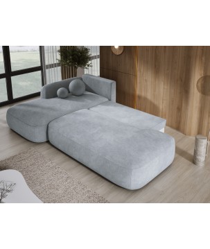 Narożnik wolnostojący BABU układ-L Lewy Tkanina CLOUD 81