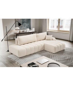 Narożnik wolnostojący BALOO Prawy w tkaninie LAMBI 08