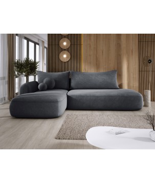 Narożnik wolnostojący BABU układ-L Lewy Tkanina CLOUD 91