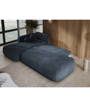 Narożnik wolnostojący BABU układ-L Lewy Tkanina CLOUD 97