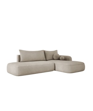 Narożnik wolnostojący BABU układ-L Prawy Tkanina CLOUD 03