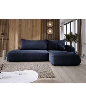 Narożnik wolnostojący BABU układ-L Prawy Tkanina CLOUD 79