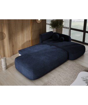 Narożnik wolnostojący BABU układ-L Prawy Tkanina CLOUD 79