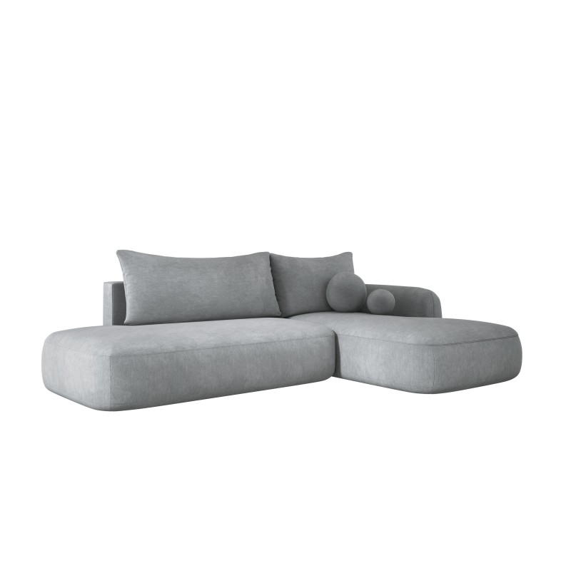 Narożnik wolnostojący BABU układ-L Prawy Tkanina CLOUD 81