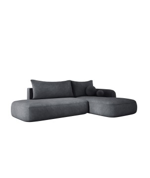 Narożnik wolnostojący BABU układ-L Prawy Tkanina CLOUD 91