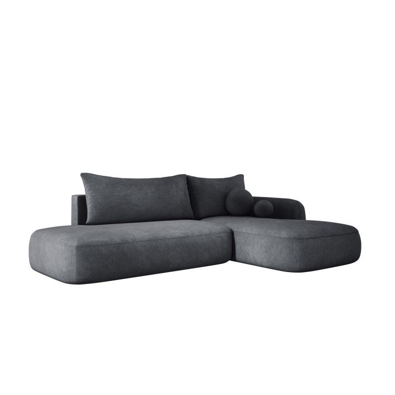 Narożnik wolnostojący BABU układ-L Prawy Tkanina CLOUD 91