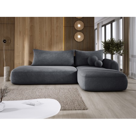 Narożnik wolnostojący BABU układ-L Prawy Tkanina CLOUD 91