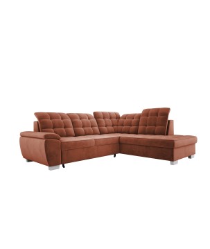 Narożnik wolnostojący LOTTA układ-L Prawy Tkanina Salvador 07