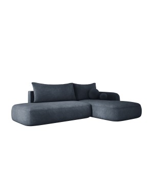 Narożnik wolnostojący BABU układ-L Prawy Tkanina CLOUD 97